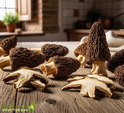 פטריות מורל מיובשות פרימיום Dried Morels Extra Premium