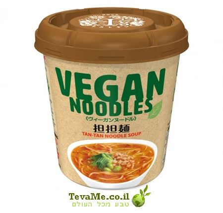 ראמן יפני טבעוני טאן טאן Vegan Noodles Tan-Tan Ramen