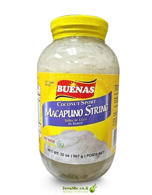 שימורי קוקוס בסירופ Buenas Coconut Sport Macapuno Strings in Syrup