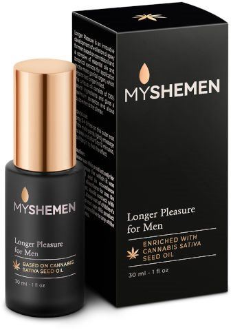 my shemen longer pleasure-שמן השהייה אינטימי לגבר המבוסס על שמן קנאביס להנאה מוגרמת ותחושה מקסימלית המסייע להחזיק זמן רב יותר במיטה