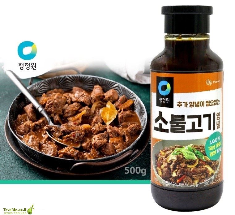 רוטב מרינדת בשר קוראנית Korean beef Marinade Bulgogi Sauce Daesang