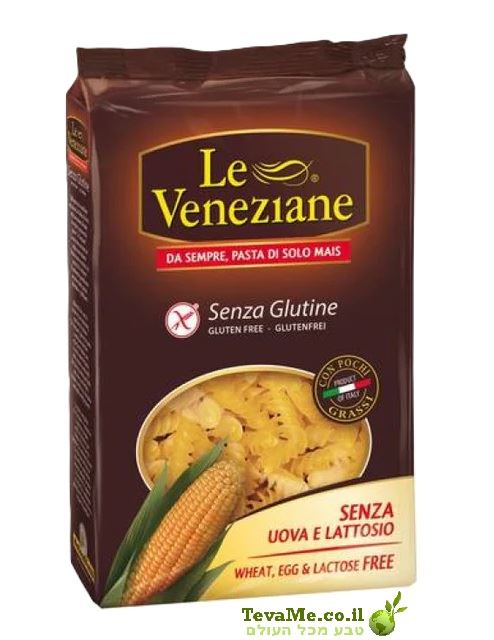 פסטה ספירלה ללא גלוטן Le Veneziane Gluten Free Corn Pasta Eliche