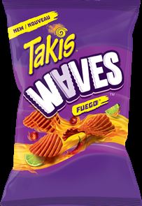 טאקיס גלים עם צ'ילי חריף וליים-takis waves tevame
