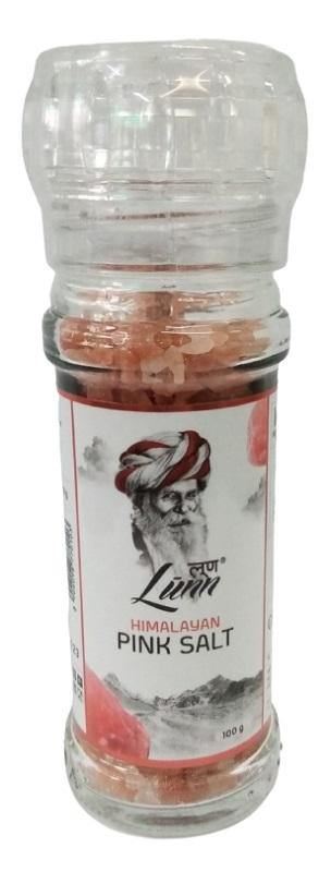 מלח ורוד הודי עם מטחנה