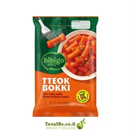 טוקבוקי חריף מתוק Bibigo Tteokbokki Sweet & Spicy tevame