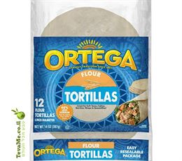 טורטיה מקסיקנית אורטגה Ortega Flour Tortillas tevame