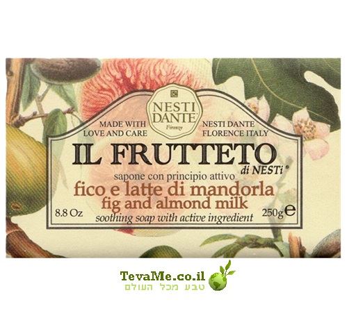 סבון בוסתן תאנה וחלב שקדים IL Frutteto Fig & Almond Milk Nesti Dante