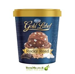 גלידה בטעם שוקולד בוטנים ומרשמלו Magnolia Gold Label Rocky Road tevame