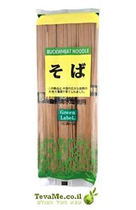 אטריות סובה גרין לייבל Green Label Buckwheat Noodle tevame