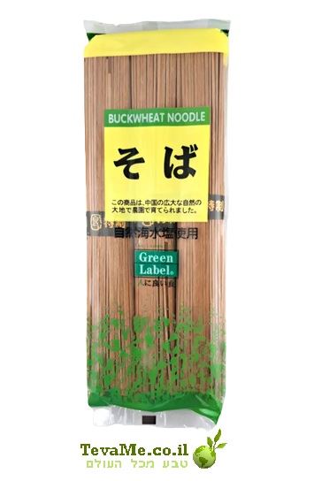אטריות סובה גרין לייבל Green Label Buckwheat Noodle