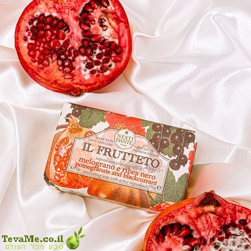 סבון בוסתן רימון ודומדמנית שחורה IL Frutteto Pomegranate & Blackcurrant Nesti Dante