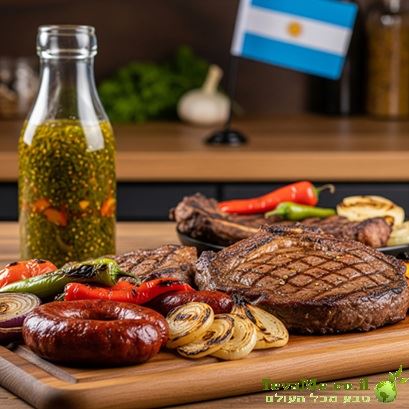 רוטב צ'ימיצ'ורי חריף Vanoli Chimichurri sauce Picante