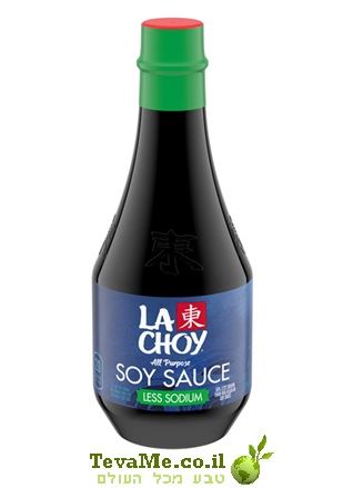 לה צ'וי רוטב סויה מופחת נתרן ללא גלוטן La Choy Less Sodium Soy Sauce