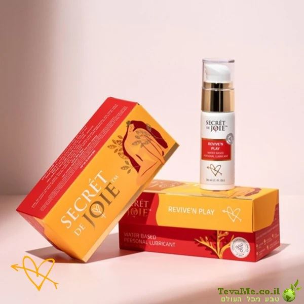 Revive'n Play דיפ היידרישן ג'ל סיכה ולחות נשי מותאם ליובש בנרתיק Secret de Joie