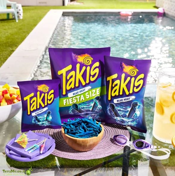 חטיף טאקיס בלו היט גרםTakis Blue Heat Big Size 280