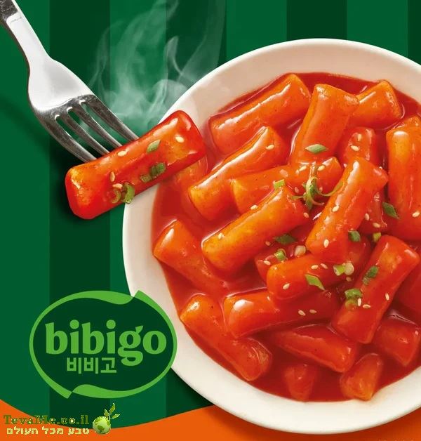 טוקבוקי חריף מתוק Bibigo Tteokbokki Sweet & Spicy