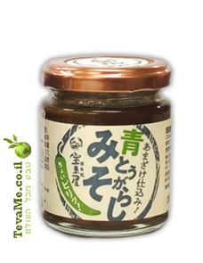 מיסו יפני עם צ'ילי ירוק Japanese Miso with Green Chili tevame