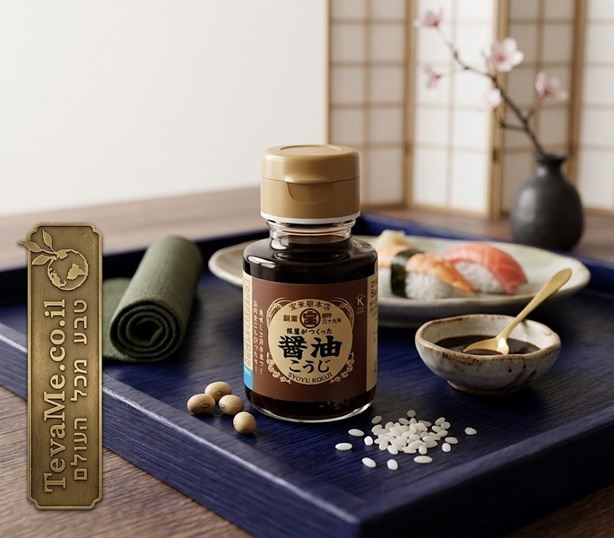 רוטב סויה יפני פרימיום קוג'י Horaiya soy sauce koji 50ml