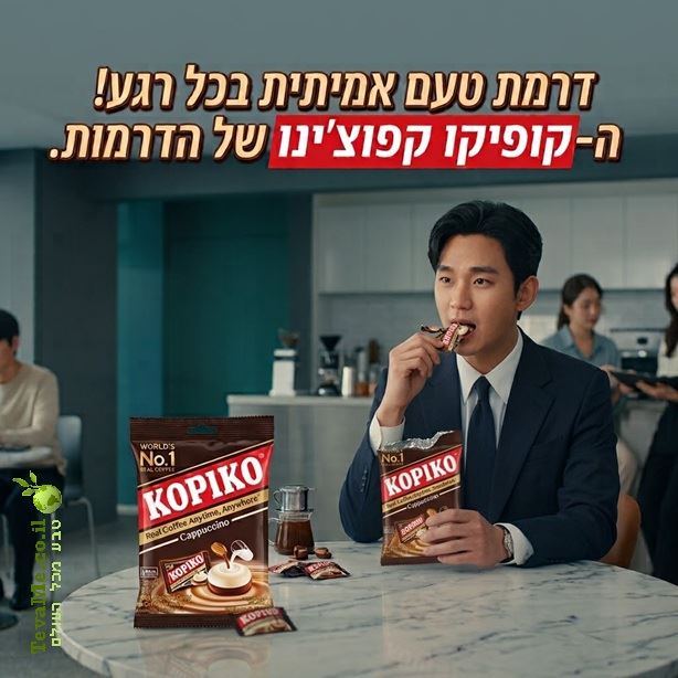 סוכריות קפה קפוצ'ינו Kopiko Cappuccino Coffee Candy
