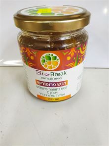 דבש בתוספת פרופוליס, ויטמין C , ושורש ג'ינג'ר tevame