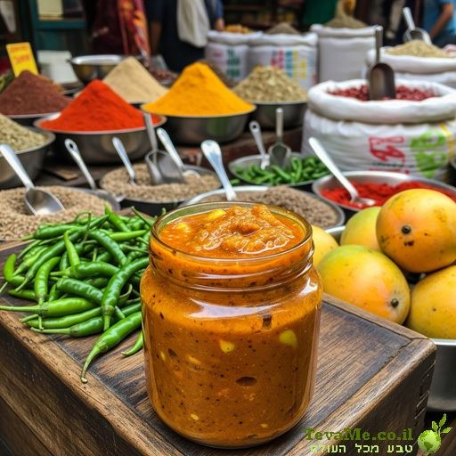 מחית מנגו פיקל Maharaja Mango Pickle