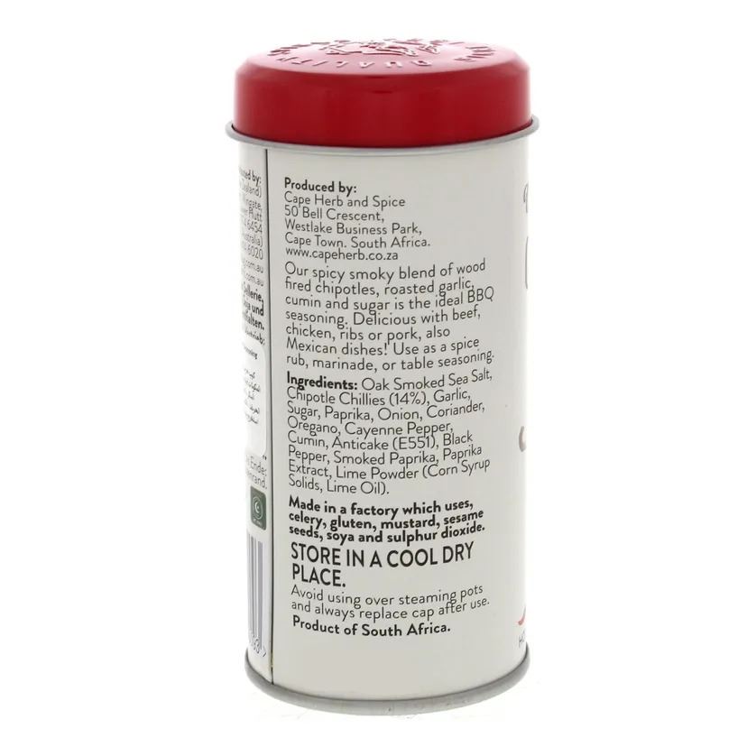 תבלין פלפל צ'יפוטלה - Cape Herb&Spice RUB Smokey Chipotle