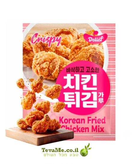 תערובת טמפורה להכנת עוף קוריאני Delief Korean Fried Chicken Mix