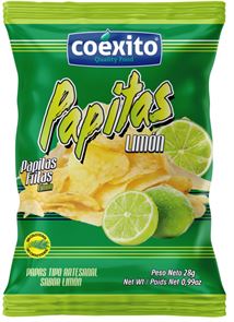 חטיף תפוחי אדמה בטעם לימון - PAPITAS FRITAS LIMÓN tevame