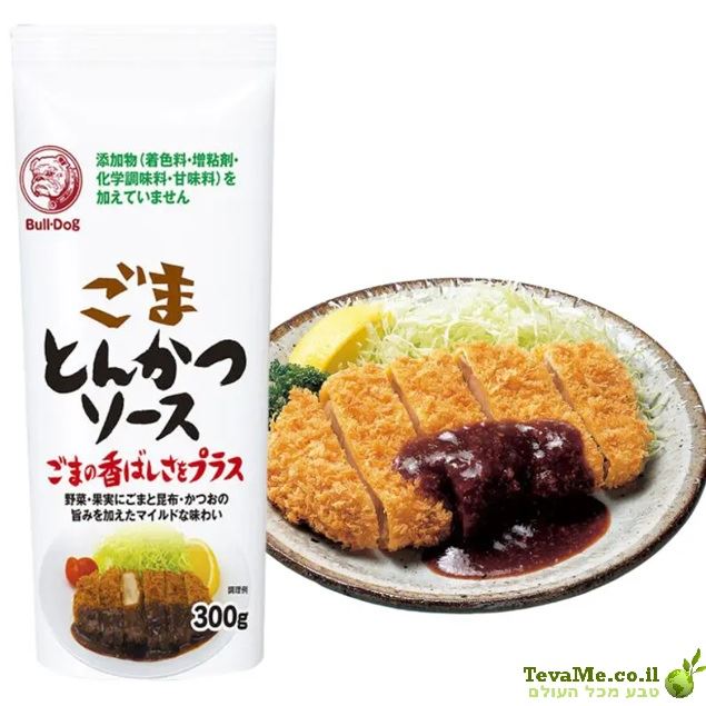 רוטב טנקטסו יפני Bulldog Sesame Tonkatsu Sauce Tube
