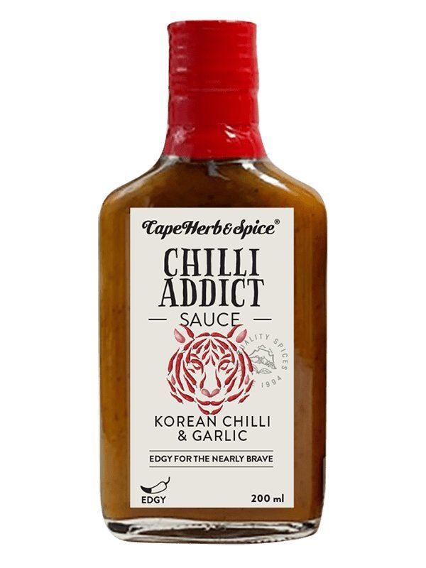 רוטב חריף צ'ילי קוריאני ושום - Cape Herb&Spice Chilli Addict Korean Chilli and Garlic