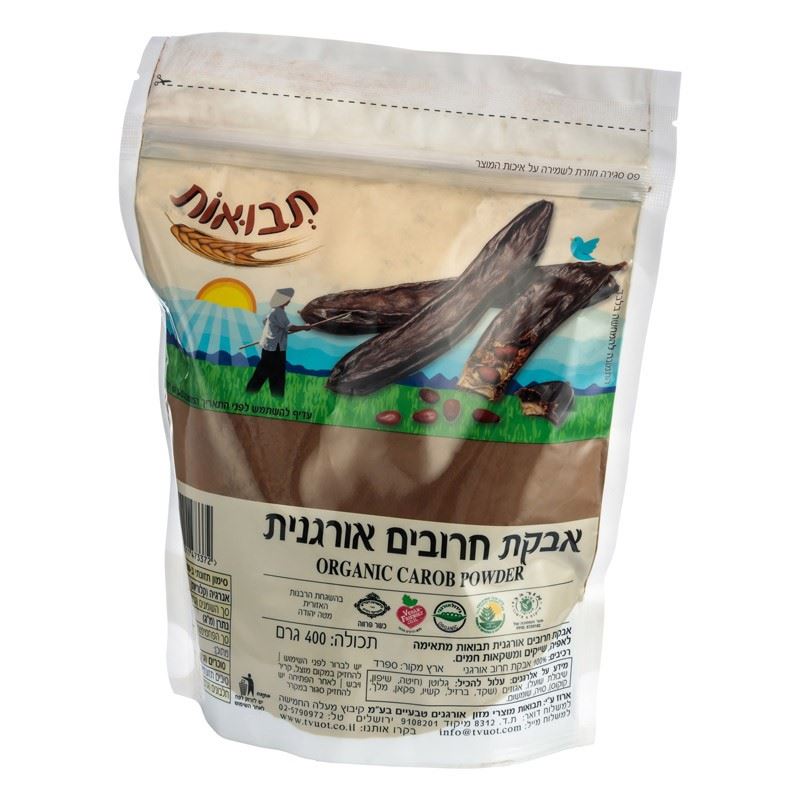 אבקת חרובים אורגנית - תבואות