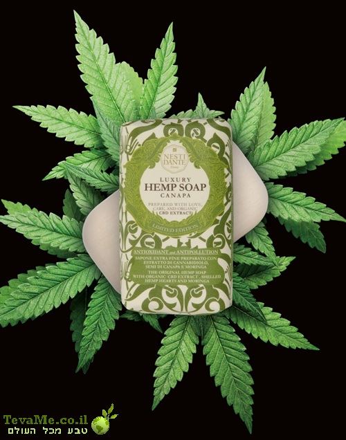 סבון פרימיום טבעי המפ  Luxury HEMP CBD Soap Nesti Dante