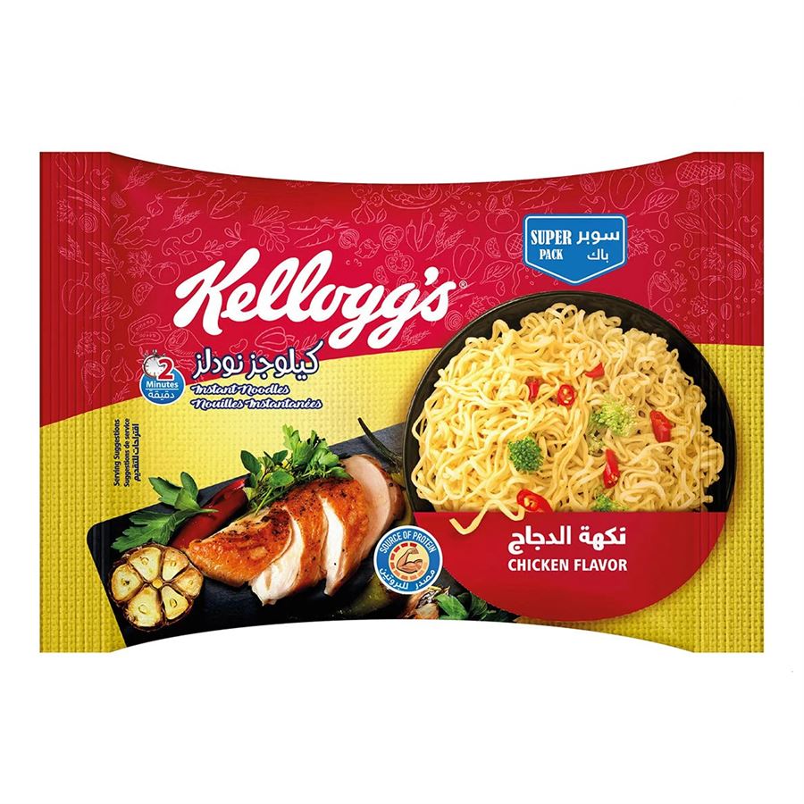 נודלס להכנה מהירה בטעם עוף - Kellogg's