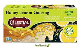 תה ירוק דבש לימון ג'ינסנג Celestial Seasonings Honey Lemon Ginseng Green Tea tevame