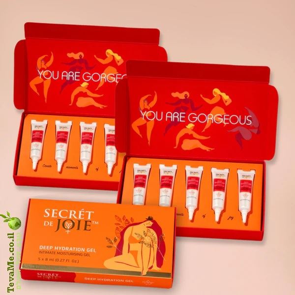 מארז Deep Hydration ג'ל ליובש בנרתיק ללא הורמונים Secret de Joie