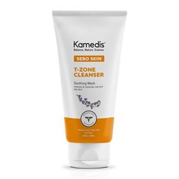 תרחיץ פנים טיפולי לעור מגורה ואדמומי | SEBO SKIN T-ZONE CLEANSER tevame