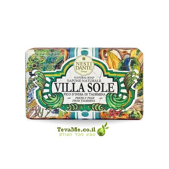סבון וילה סולה פרחי קקטוס מטאורמינה Villa Sole Fico Di Taormina Nesti Dante