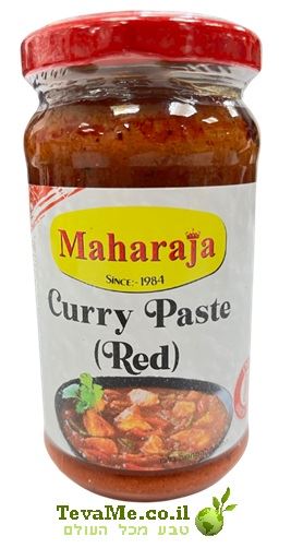 מחית תיבול קארי אדום Maharaja Red Curry Paste