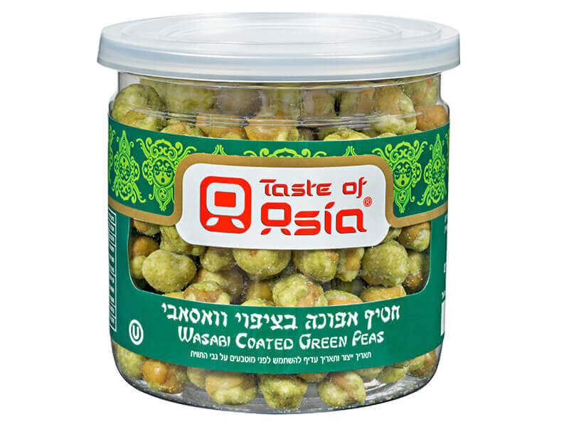 חטיף אפונה בציפוי וואסאבי