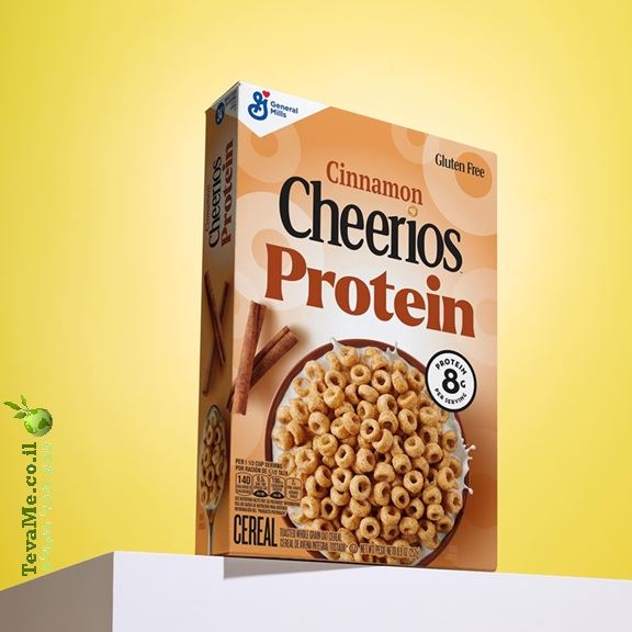 דגני צ'יריוס קינמון חלבון ללא גלוטן Cinnamon Cheerios Protein