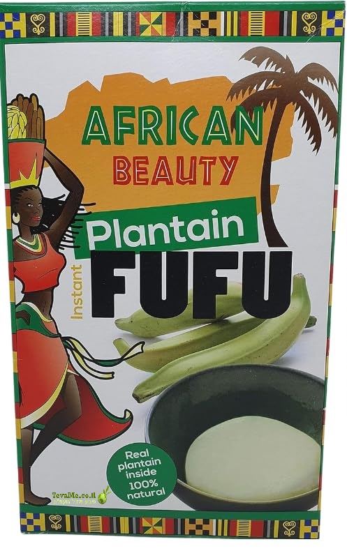 תערובת קמחים פלנטיין פופו African beauty Plantain Fufu Flour