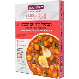 ארוחה הודית מוכנה צ'אנה מסאלה - Real Indian tevame
