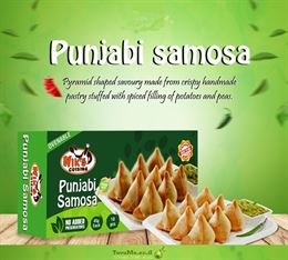 סמוסה פנג'אבי הודו Nik's Cuisine Punjabi Samosa tevame
