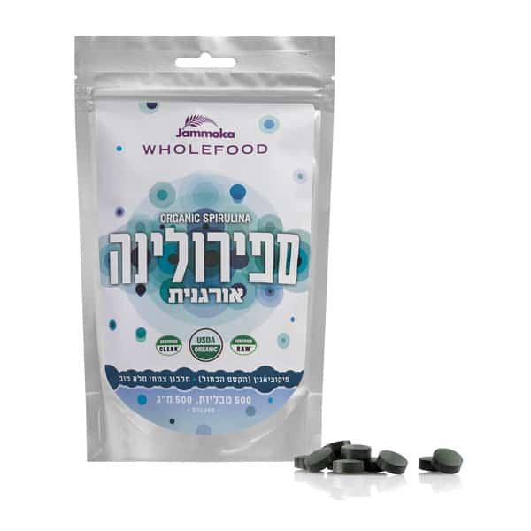 ספירולינה אורגנית 500 טבליות