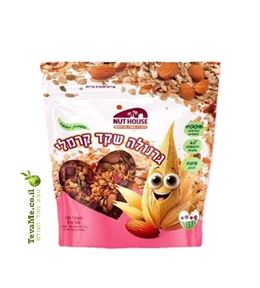 גרנולה שקד קרמלי NUT HOUSE tevame
