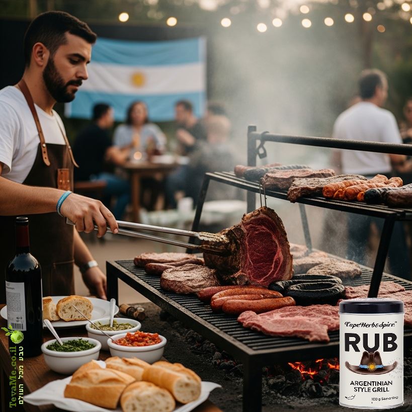 תערובת תבלינים בסגנון גריל ארגנטינאי Cape Herb&Spice Argentinian Style Grill RUB