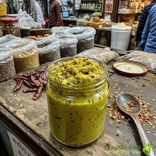 מחית צ’ילי פיקל Maharaja Chilli Pickle