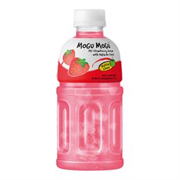 משקה בטעם תות עם חתיכות ג'לי קוקוס מוגו מוגו - Mogu Mogu tevame
