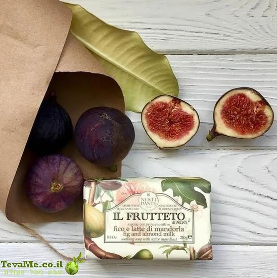 סבון בוסתן תאנה וחלב שקדים IL Frutteto Fig & Almond Milk Nesti Dante