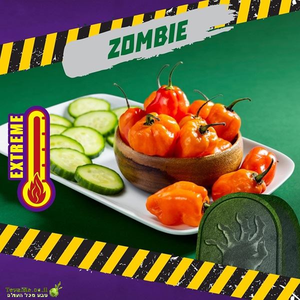 חטיף טאקיס זומבי הברנו ומלפפון Takis Zombie Habanero & Cucumber